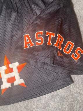 New Era Houston Astros MLB Genuine Merchandise Mesh Shorts